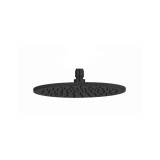 Product Cut out image of the Crosswater Union Matt Black 250mm Round Shower Head